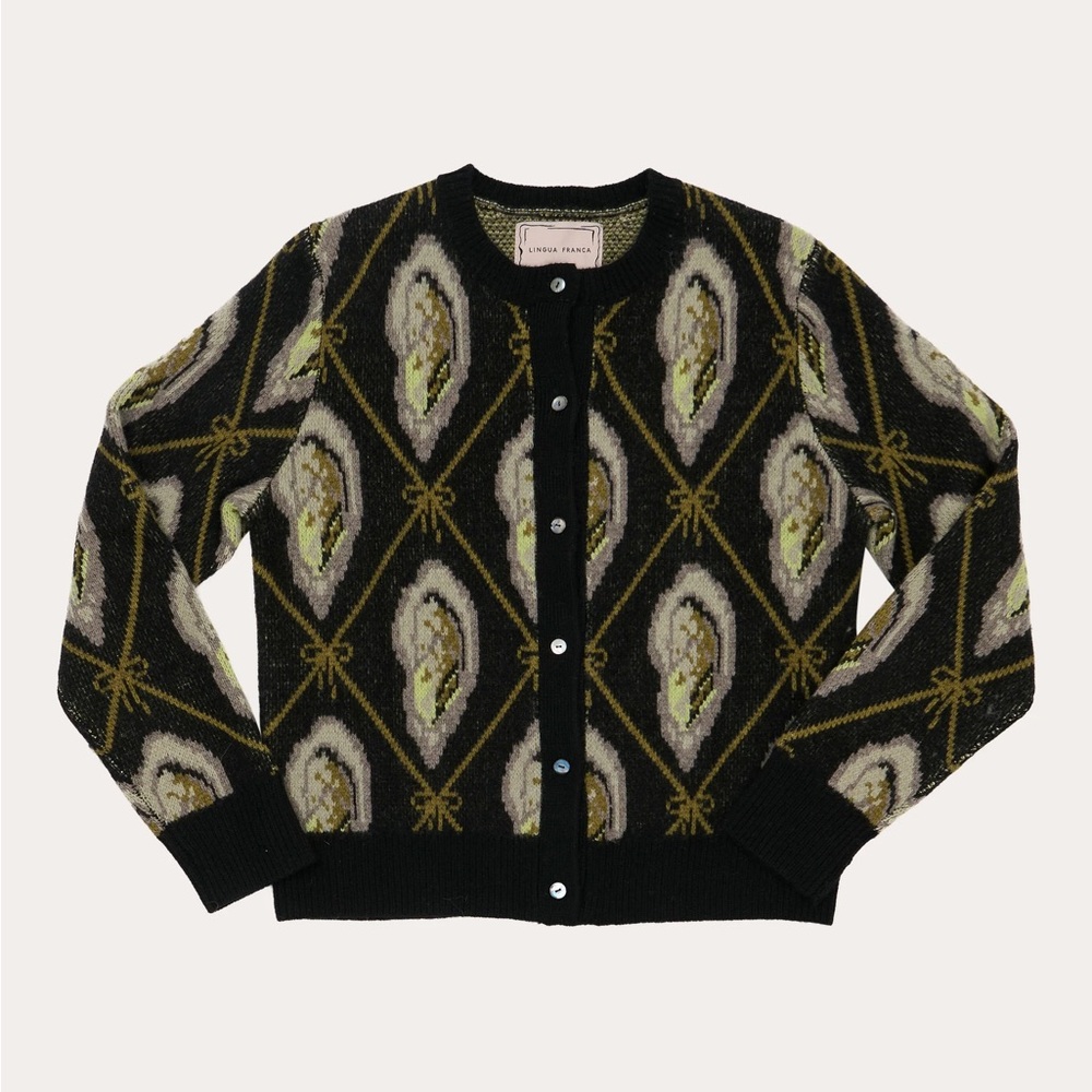 ISO Lingua Franca Oyster Cardigan size Small